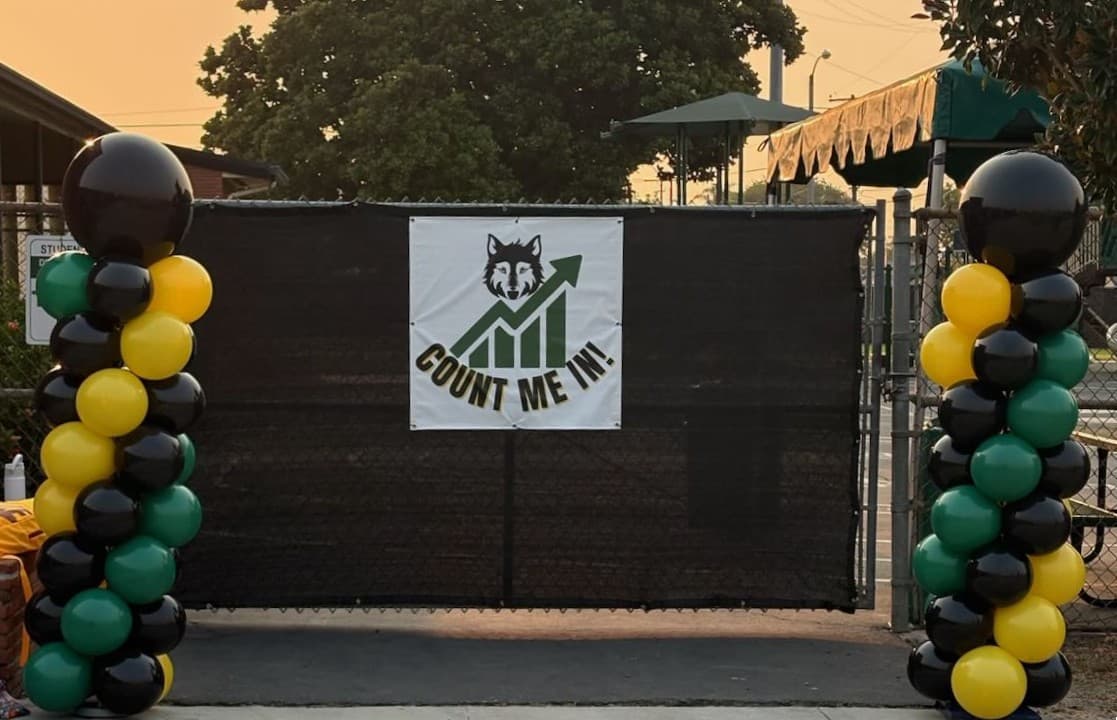 school spirit balloon decor