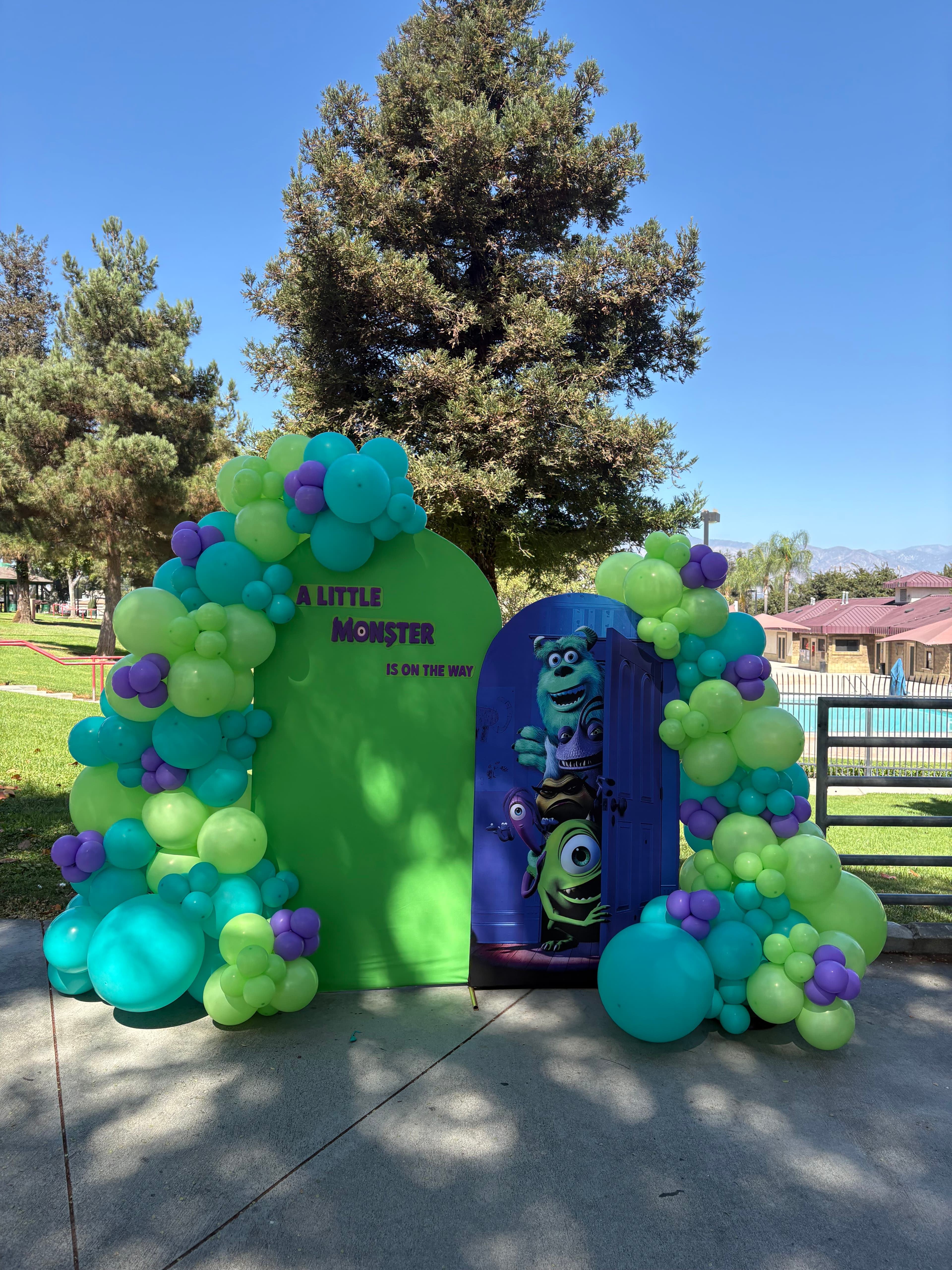 Monsters Inc. party decor